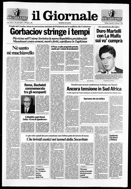 Il giornale : quotidiano del mattino